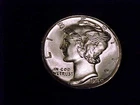 1940-D Mercury Dime, Brilliant Uncirculated with Full Split Bands!!