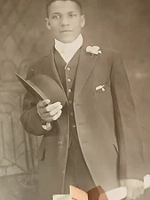 Antique African American Cabinet * Colored Male HBCU * FULTON MO 