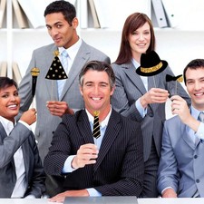 24 Pieces Party Photo Booth Props For Birthday Weddings Graduation Prom Party Su