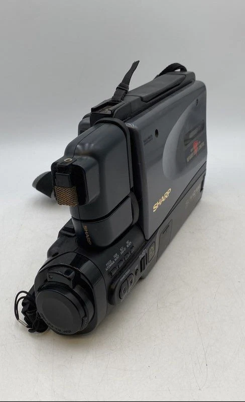 Sharp VL-L62U Slim Cam Black 12X Optical Zoom Camcorder With Bag And Accessories - Image 2 of 4