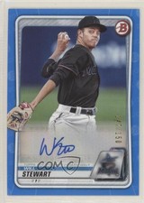 2020 Bowman Prospects Auto Blue 147/150 Will Stewart #PA-WS Auto 0zt7
