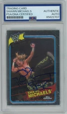 Shawn Michaels 2008 Topps Chrome HBK Inscribed PSA/DNA Signed Auto Autographed