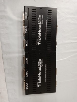 Multi-display Adapter Matrox TripleHead2Go Digital Edition LOT OF 2