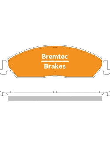 Bremtec Evolve Hybrid-Carbon Brake Pad (BT1308EV550) - Picture 1 of 12