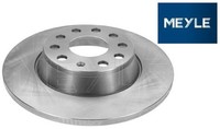 2X Bremsscheibe Meyle 1155230025 2 Bremsscheiben Hinterachse Hinten