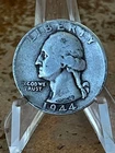 1944-P Washington 90% Silver 25c- Circulated # NR7
