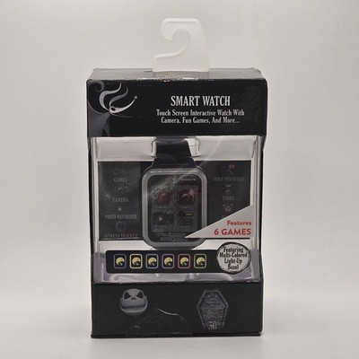 Disney Nightmare Before Christmas Smart Watch Light-Up Bezel Camera Games New