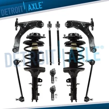10pc Front Struts Control Arms Tie Rods Kit for 2005 - 2009 Kia Spectra Spectra5