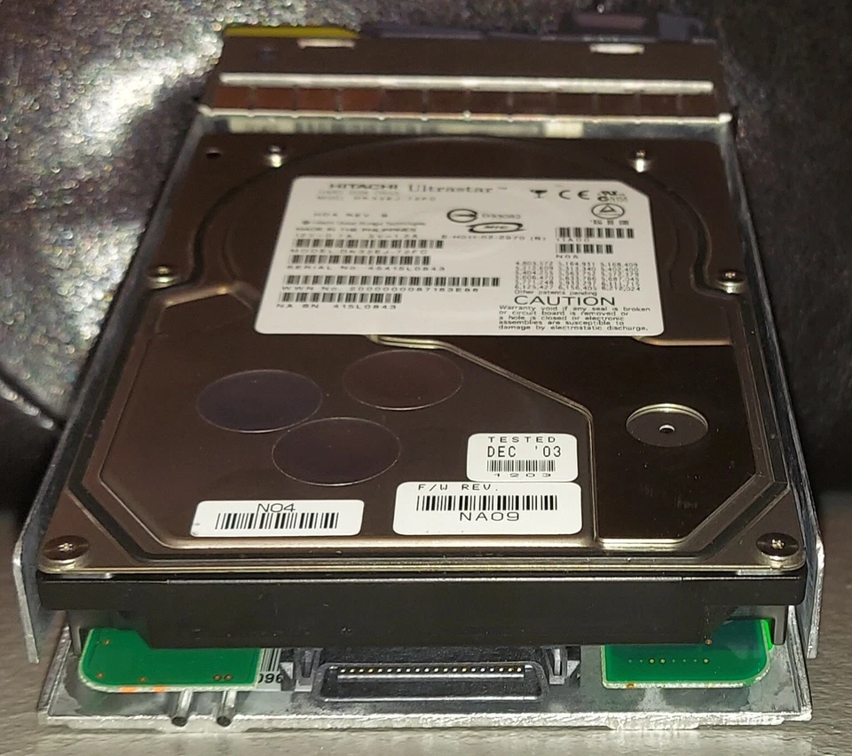BRAND NEW 3.5" HITACHI ULTRASTAR 73GB FIBRE CHANNEL HARD DRIVE DK32EJ-72FC - Image 4 of 4