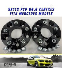 Bolt On Alloy Wheel Spacers 30mm For Mercedes SLK R172 + SL R230 R232 66.6