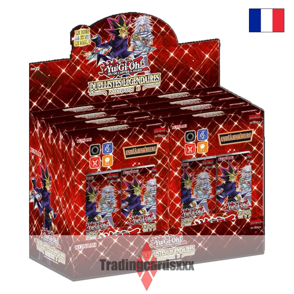 Yu-Gi-Oh! Display de 8 Coffrets Duellistes Légendaires : Saison 3