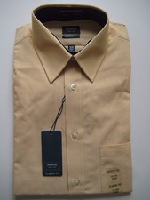 ARROW CLASSIC FIT WRINKLE FREE Sunflower Men's Shirt 14-14 1/2 32/33 Retail 45