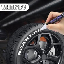 White Tire Letters Waterproof Permanent Paint Marker Pen Car Tires Rubber Metal