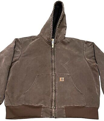 Carhartt Hooded Jacket J130 CHT Size 2XL Chocolate Brown | eBay Carhartt Hooded Jacket J130 CHT Size 2XL Chocolate Brown | eBay