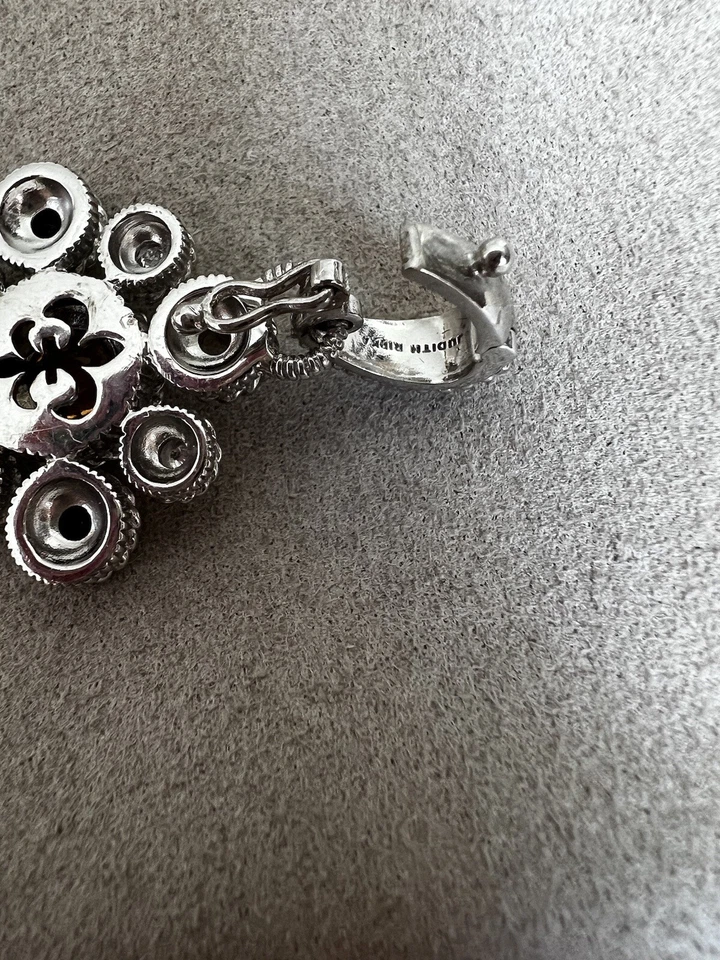 Colgante de plata granate Judith Ripka Foto 3 de 4