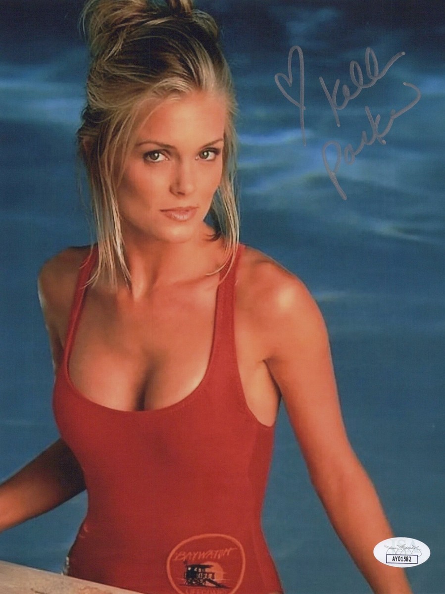 KELLY PACKARD Signed BAYWATCH 8x10 Photo APRIL AUTOGRAPH JSA COA