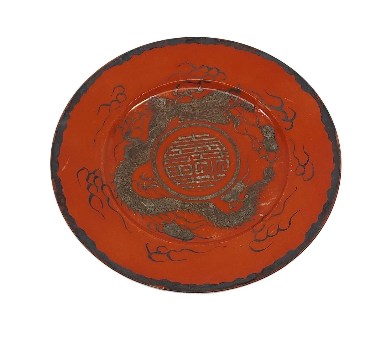 Japanese Dragon Plate In Collectible Japanese Bowls & Plates 1900