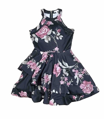 NWT A'gaci Women's Multicolored Floral Fit & Flare Sleeveless Dress Size Medium | eBay NWT A'gaci Women's Multicolored Floral Fit & Flare Sleeveless Dress Size Medium | eBay