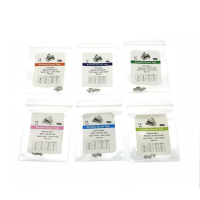 Dental Orthodontic Buccal Tube MBT/Roth/Edgewise 022/018 1st/2nd First/Second