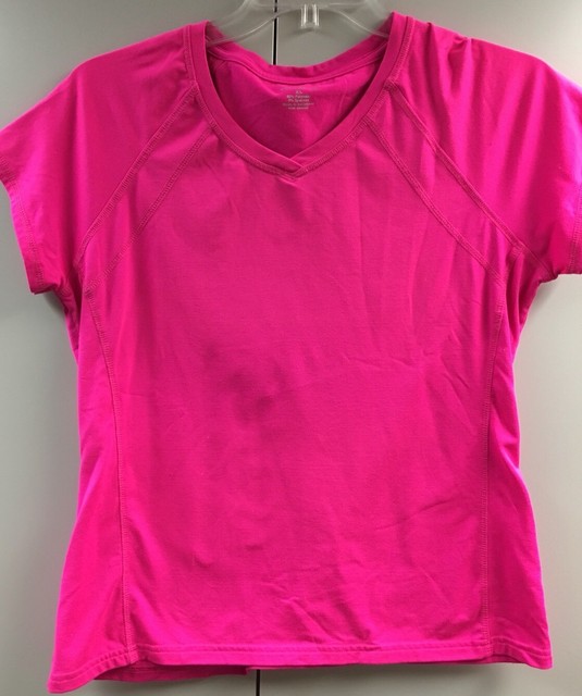 BCG Workout Knit Bright Pink Running Shirt Top Womens XL eBay
