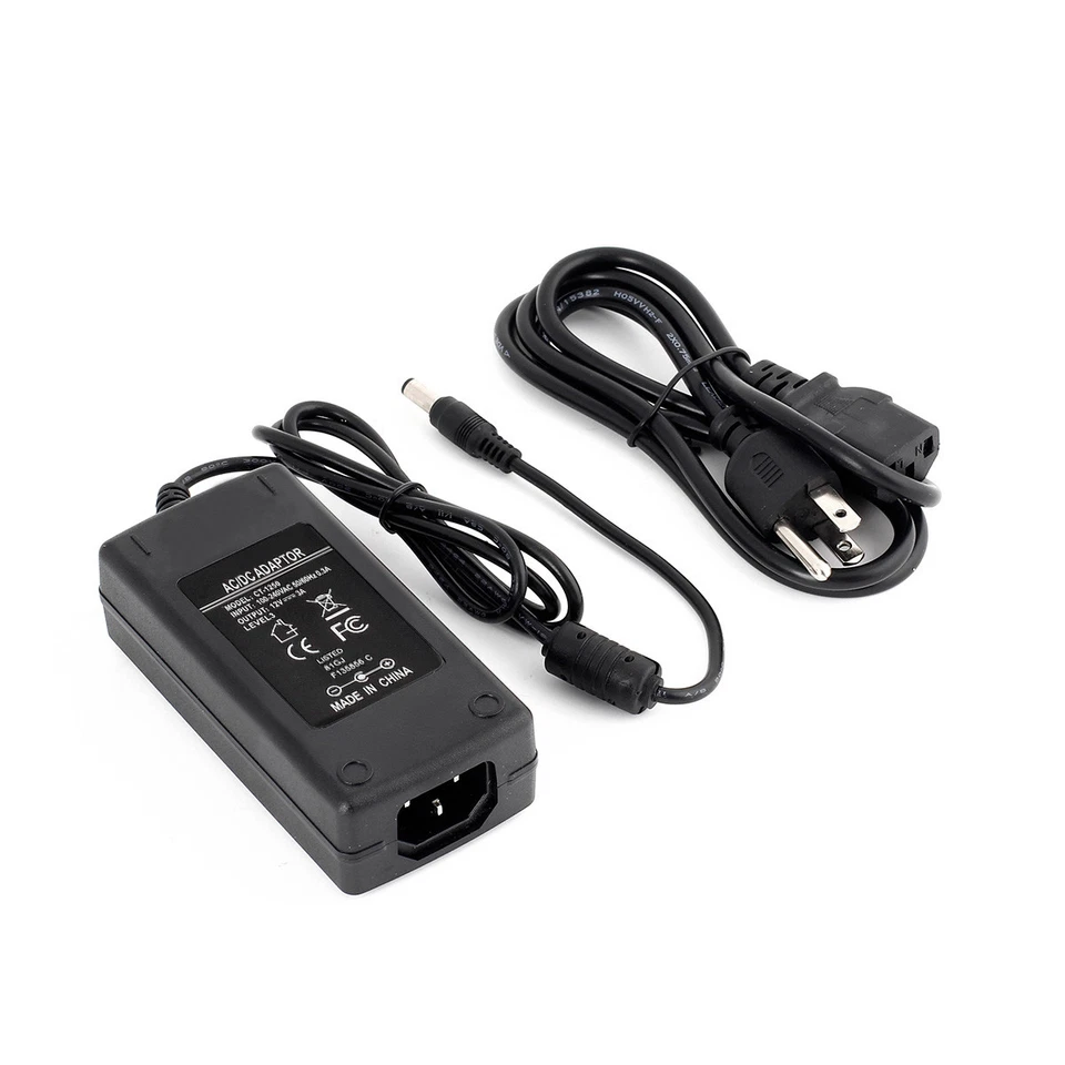 AC to DC 12V/24V 2A/3A/5A/6A/10A Power Supply Adapter Transformer 5.5x2.1mm Plug - Image 3 of 4