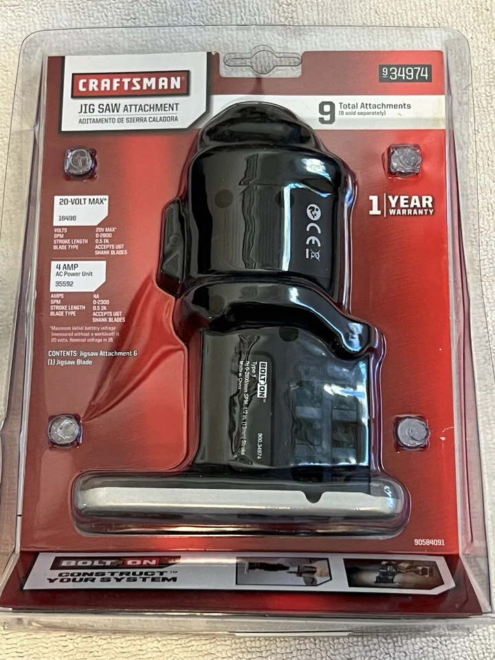 Craftsman Bolt-On Jig Saw Attachment 934974 - Image 2 of 4