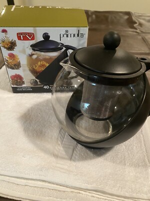 New in box! Primula 40 oz glass teapot