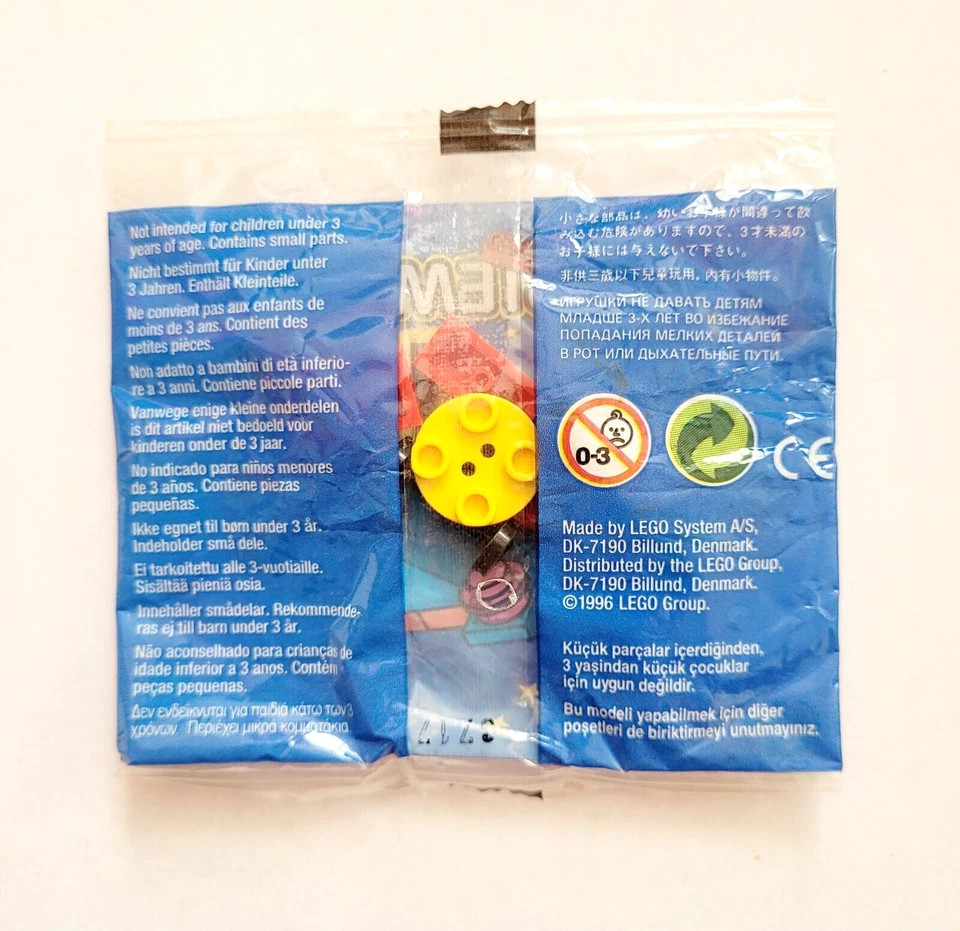 RARE LEGO 2708 Airplane Polybag 1996 Japan release 2000 Advent Calendar SEALED - Image 2 of 2