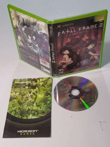 MINT DISCS Set Fatal Frame 1 & 2 Original Xbox Bundle Black Label Game Lot CLEAN - Picture 3 of 12