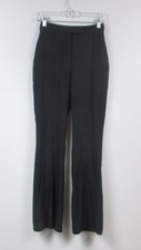 NWT Zara Black Flared High Rise Career Business Trouser Dress Pants Size XS