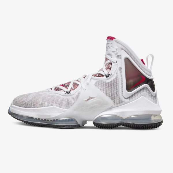 Nike LeBron 19 White University Red CZ0203-101