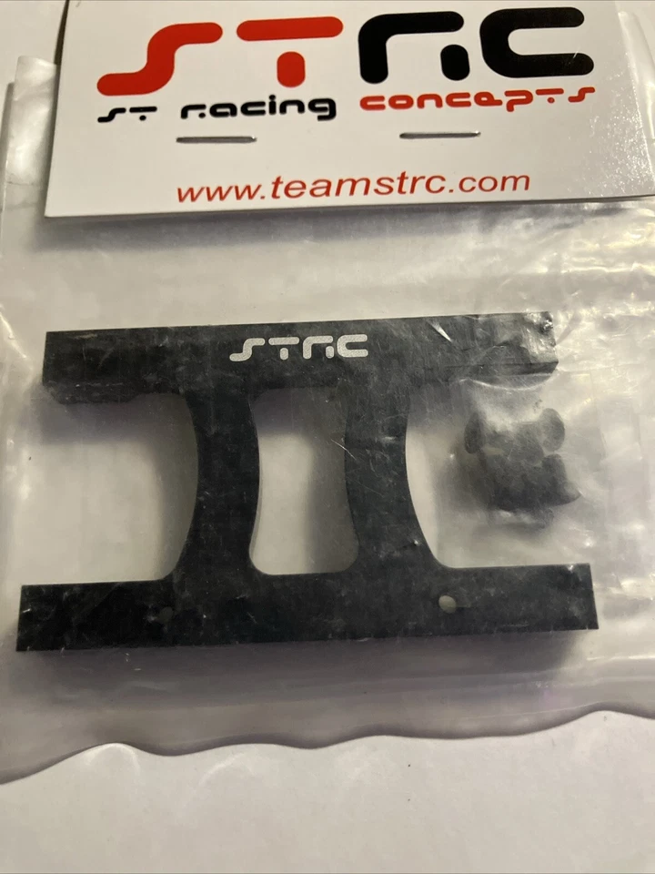 STA80026HBK STRC CNC Aluminum Chassis "H" Brace SCX10 (Black)  - Image 4 of 4