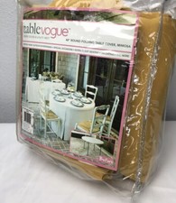 Table Vogue 48โ Round Folding Table Cover, Mimosa Made In USA