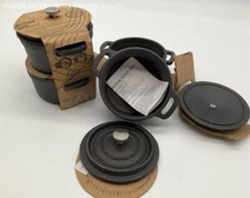 Pack Of 2 Sedona Kitchen 2pc Mini Dutch Oven Round Set