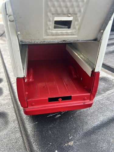 Vintage 1974 Tonka Dodge Pick Up Truck Camper, Pressed Steel Toy Vehicle, Red -B - Picture 8 of 18