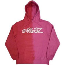 Gorillaz 'Two Tone Brush Logo' Pullover Hoodie - NEW OFFICIAL
