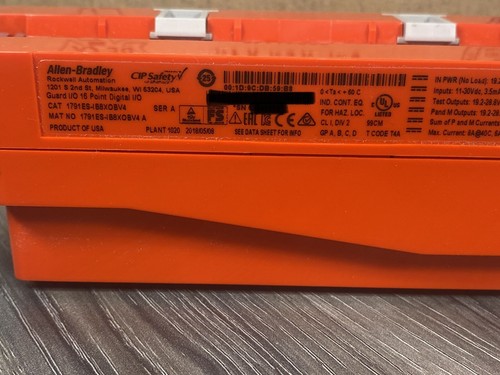 New Allen Bradley 1791ES-IB8XOBV4 /A Safety I/O CompactBlock Input ENet/IP - USA - Picture 12 of 16