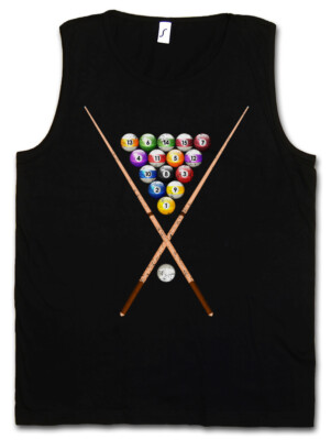 POOL BILLARD II TANK TOP Eightball 8 Ball Gamble Player Gambling Snooker