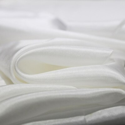 1 Meter X 0.9 Meter Silk Ponge Natural White Real Silk Chiffon Sheer Fabric Thin