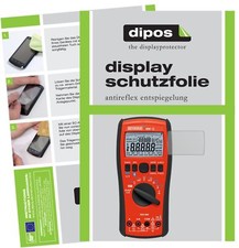 2x film for Benning MM 12 Messger te protective anti-reflective protection