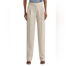NWT Lauren Ralph Lauren Women's Pleated Wool Blend Classic Dress Pants