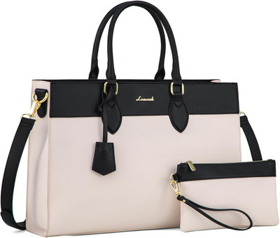 LOVEVOOK Laptop Bag for Women, 15.6 Inch Laptop Tote Work Bag Purse, Large Water