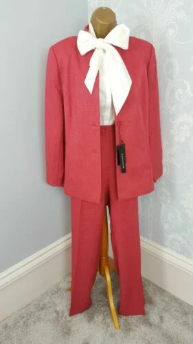 Pink Trouser Suit Jacket Suits & Suit Separates for Women
