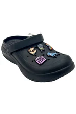 Skechers Women's Foamies Clogs Pup Celebration Black