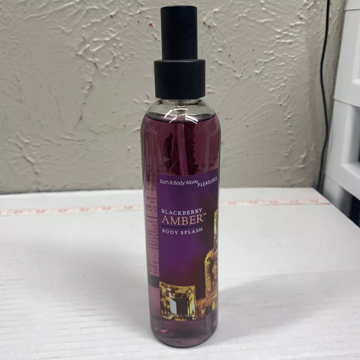 Bath Body Works BLACKBERRY AMBER Body Splash 8 fl. oz. Vintage New