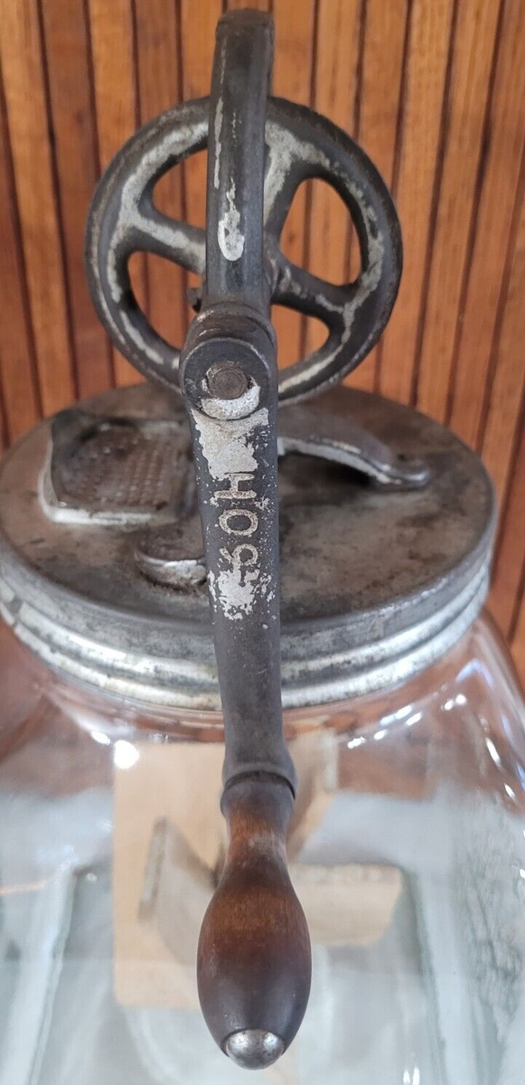 Antique Vintage Glass Dazey Butter Churn No 80 ~ Hand Crank