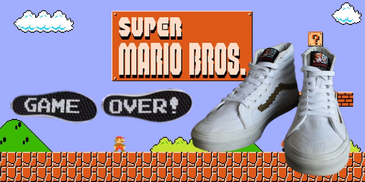 Game Over sz7 Vans x Super Mario Bros Nintendo SK8-Hi Mario Game Over sz7 Vans x Super Mario Bros Nintendo SK8-Hi Mario