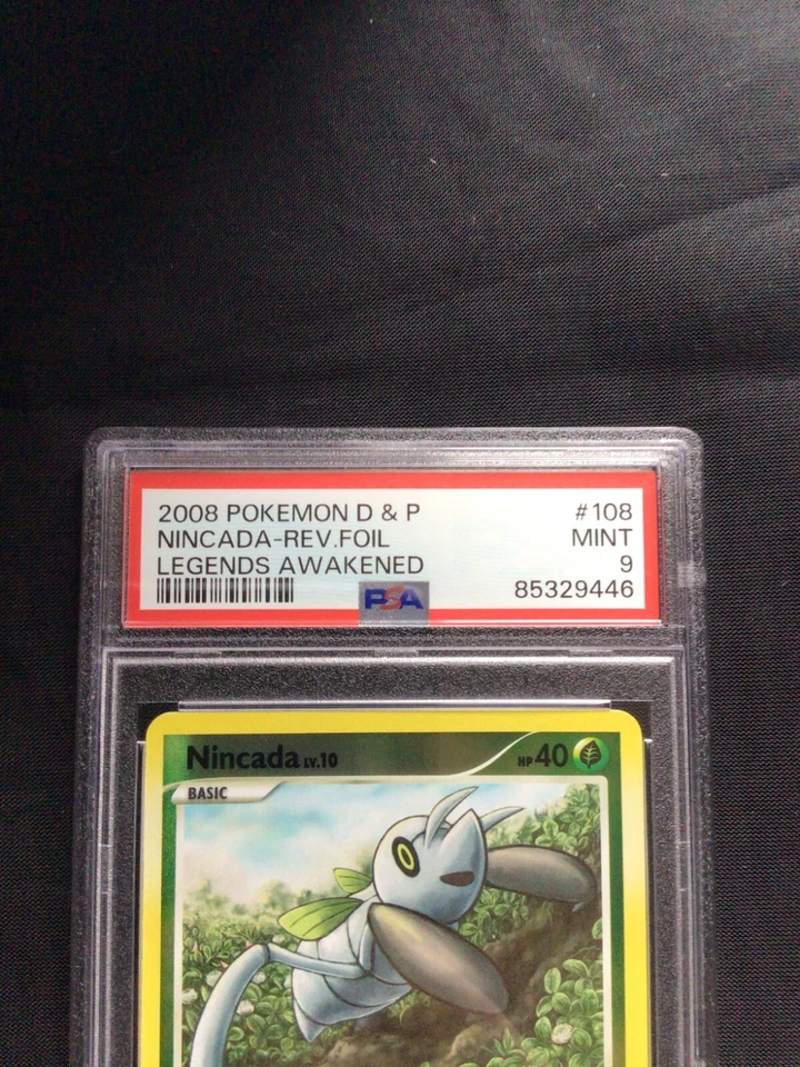 Pokemon Cards: Legends Awakened Reverse Holo: Nincada 108/146 PSA 9 - Image 3 of 4