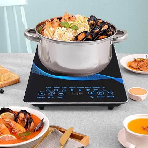 Portable 2200W Electric Induction Hob Single Cooker Hot Plate Hobs Cooking Stove - Picture 9 of 17