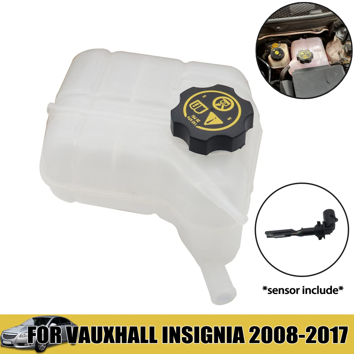 UK For Vauxhall Insignia Chevloet Malibu Coolant Reservoir Header 